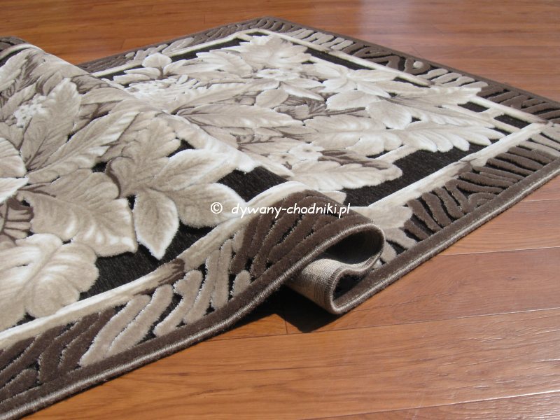 Dywan akrylowy Lilium 322R brązowy