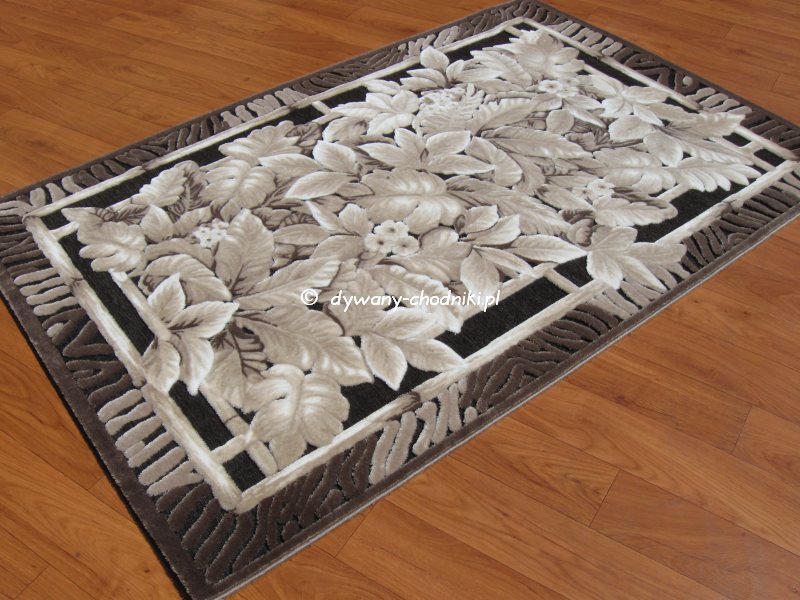 Dywan akrylowy Lilium 322R brązowy