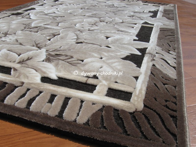 Dywan akrylowy Lilium 322R brązowy