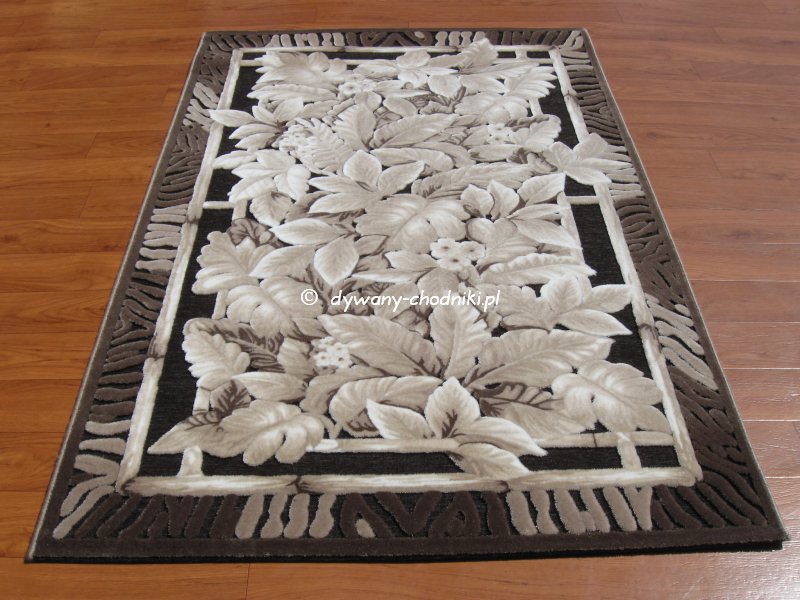 Dywan akrylowy Lilium 322R brązowy