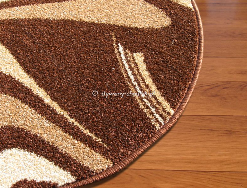 Dywan Karmel COFFEE koło brąz