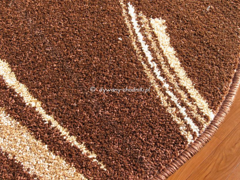 Dywan Karmel COFFEE koło brąz