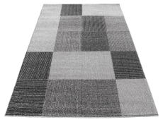 Grey ETNO Silver frise rug