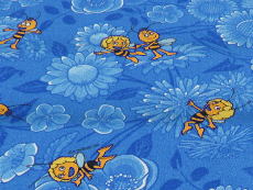 Wykładzina dywanowa Pszczółka Maja niebieska