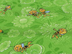 Wykładzina dywanowa Pszczółka Maja zielona