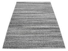 Grey SAHARA Silver frise rug