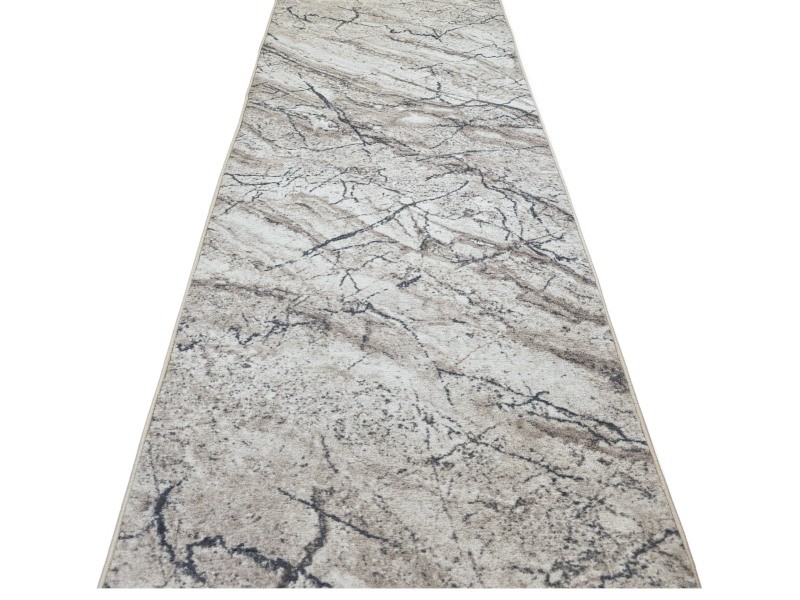 Chodnik dywanowy antypoślizgowy Marble 04 beżowy