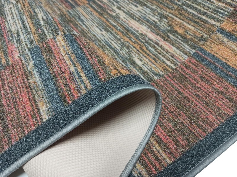 Chodnik antypoślizgowy na metry Adagio 14 multicolor na gumie do kuchni