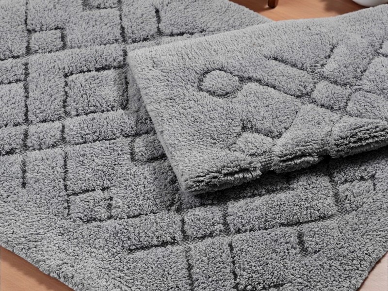 Komplet dywaników łazienkowych Boston 12 grey