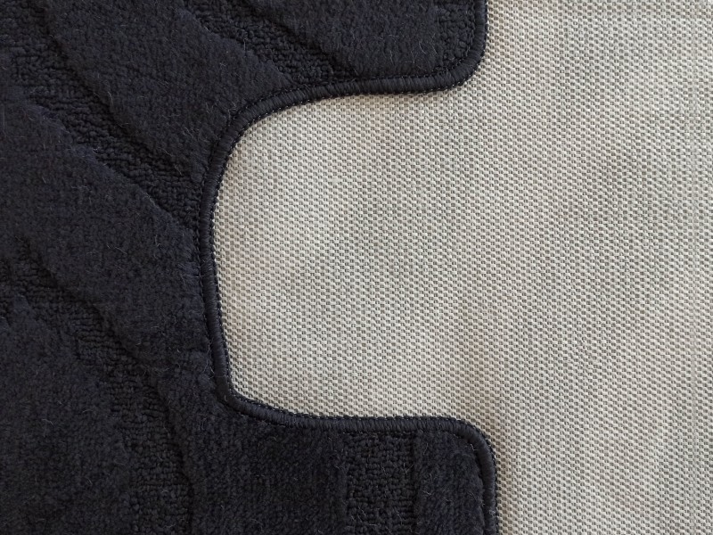 Dywaniki do łazienki antypoślizgowe Symphony black