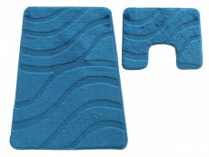 Dywaniki do łazienki antypoślizgowe Symphony ink blue
