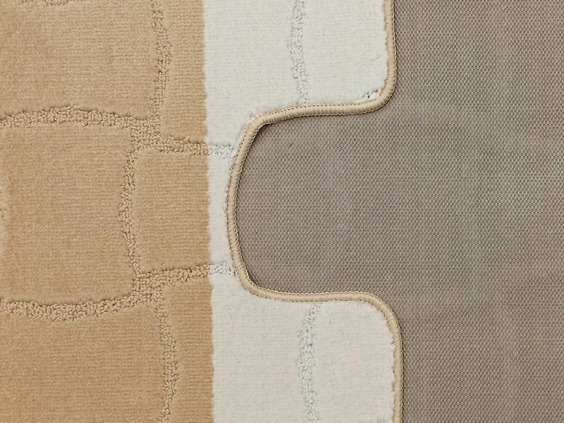 Dywaniki łazienkowe antypoślizgowe duże Sariyer beige