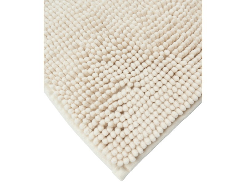Dywanik łazienkowy do prania Chenille soft ivory