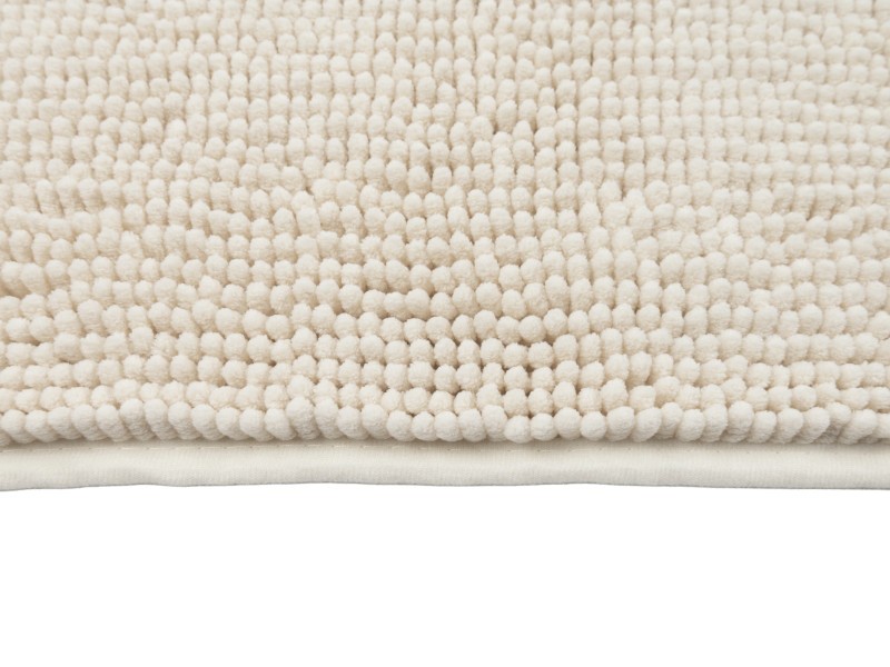 Dywanik łazienkowy do prania Chenille soft ivory