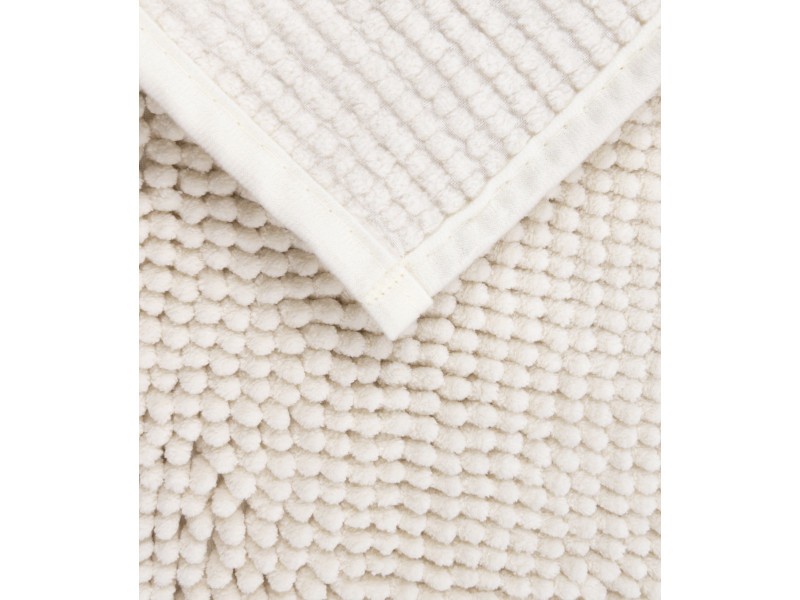 Dywanik łazienkowy do prania Chenille soft ivory