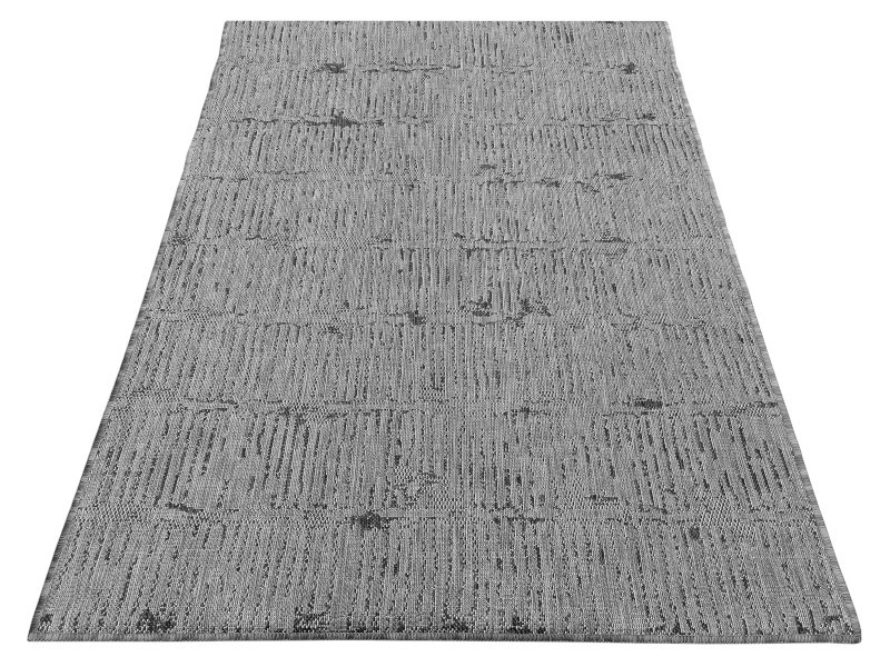 Dywan sznurkowy antypoślizgowy EQOS 0004 grey szary nowoczesny do salonu