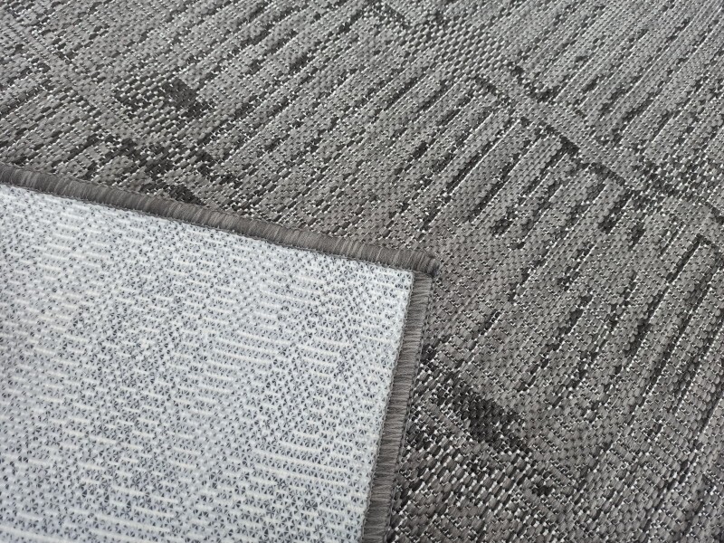 Dywan sznurkowy antypoślizgowy EQOS 0004 grey