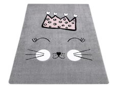 Grey C591 Cat Petit rug
