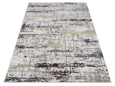 Brown 8201 Reyhan polyester rug