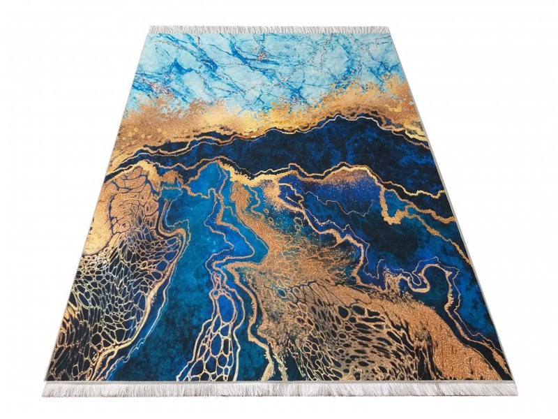 Dywan antypoślizgowy Horeca New 111 niebieski