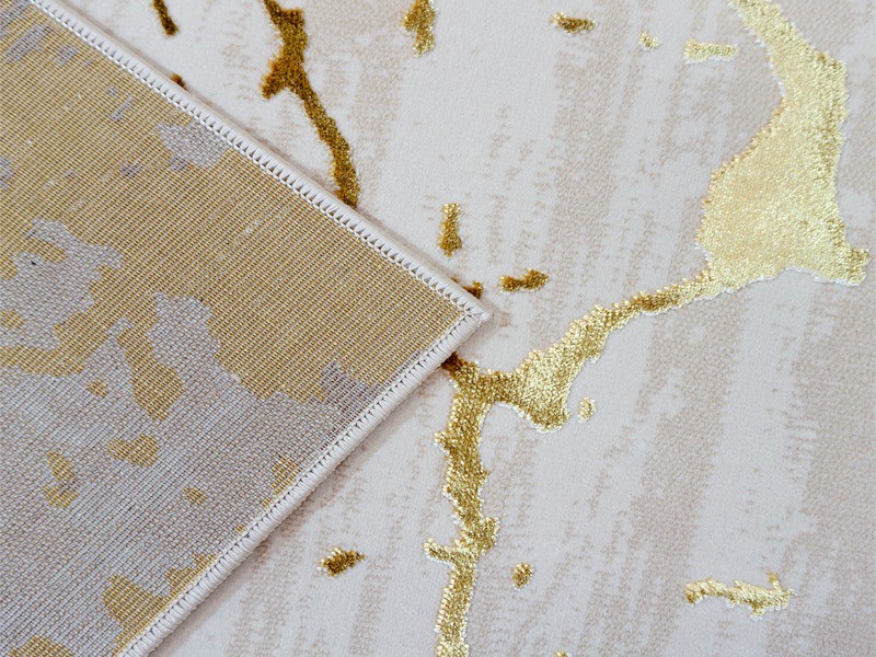 Dywan z błyszczącą nitką Berfin Allianz 6308 beige marmur
