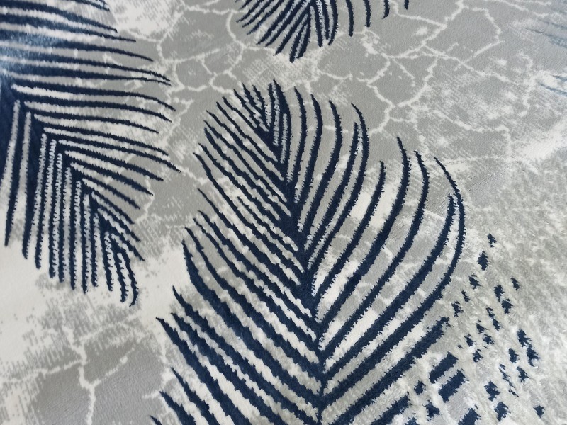 Dywan glamour ESPRIT 3610 szaro niebieski