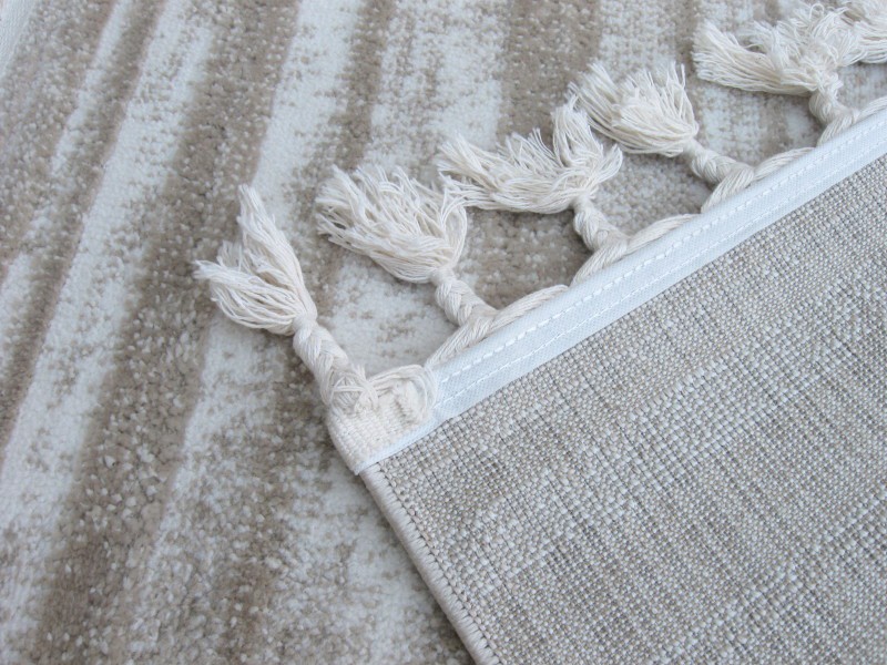 Dywan typu shaggy boho Ankona 7694B beige/papatya