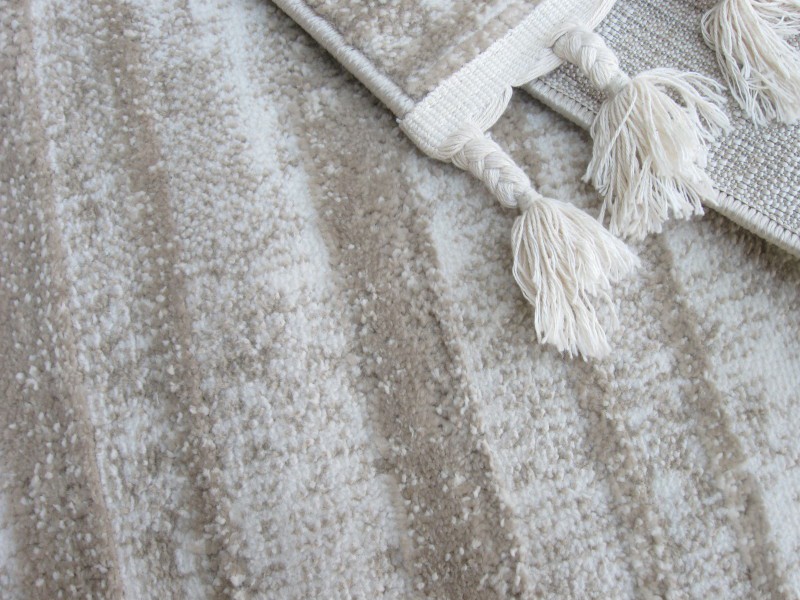 Dywan typu shaggy boho Ankona 7694B beige/papatya