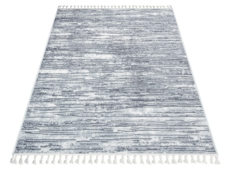 Dywan nowoczesny typu shaggy boho Ankona 7685A papatya/bone do sypialni