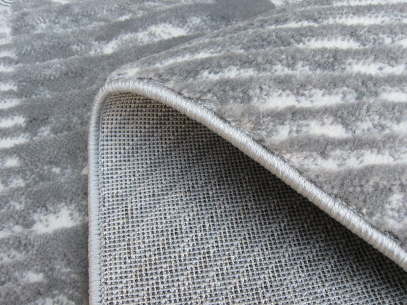 Dywan typu shaggy boho Ankona 7705A grey/papatya