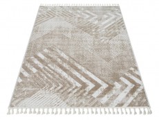 Dywan typu shaggy boho Ankona 7705A beige/papatya