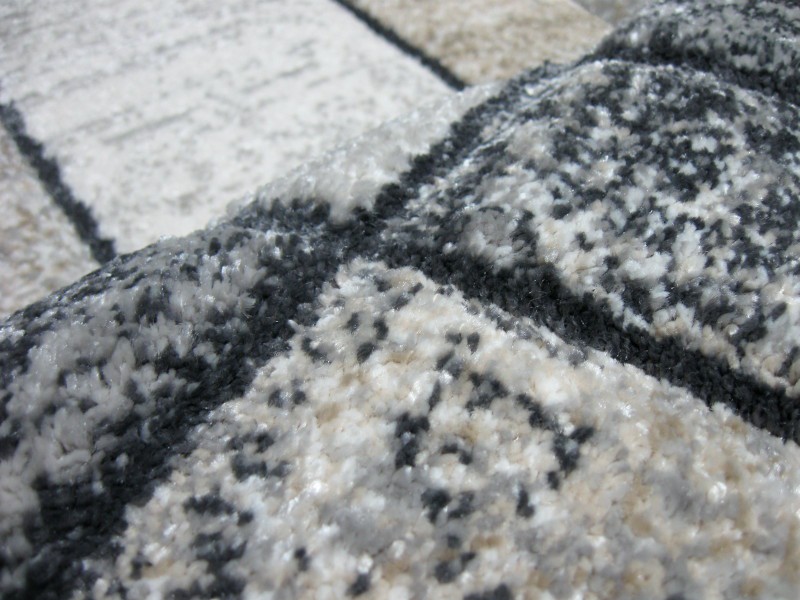 Dywan nowoczesny Daisycarving 4979B 45 dark grey/light grey