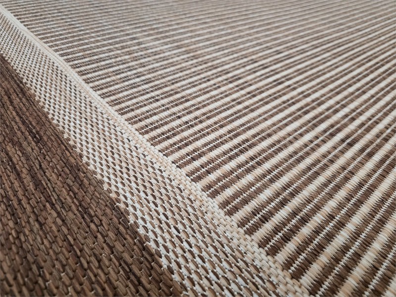 Dywan sznurkowy antypoślizgowy EQOS 0001 beige