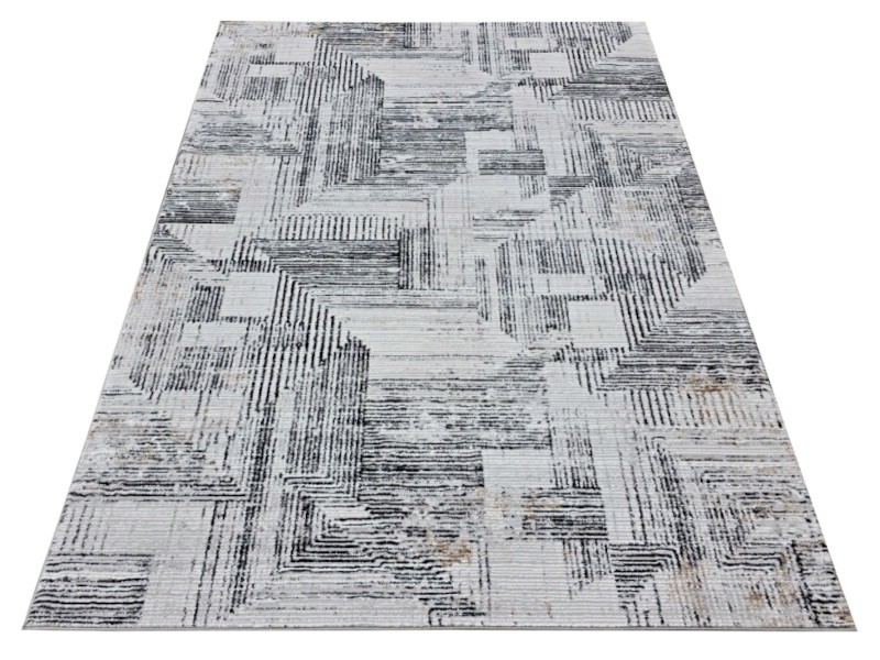 Dywan Oman 632 gray antrasit nowoczesny do salonu