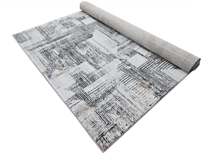 Dywan Oman 632 gray antrasit nowoczesny do salonu