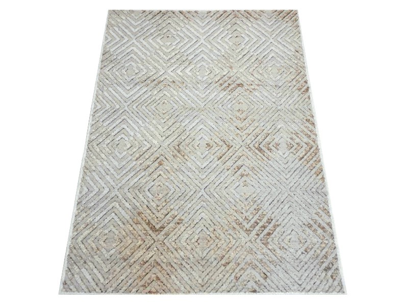 Dywan nowoczesny Milano P287A-BSS24 sp.cream/sp.antra błyszczący do salonu