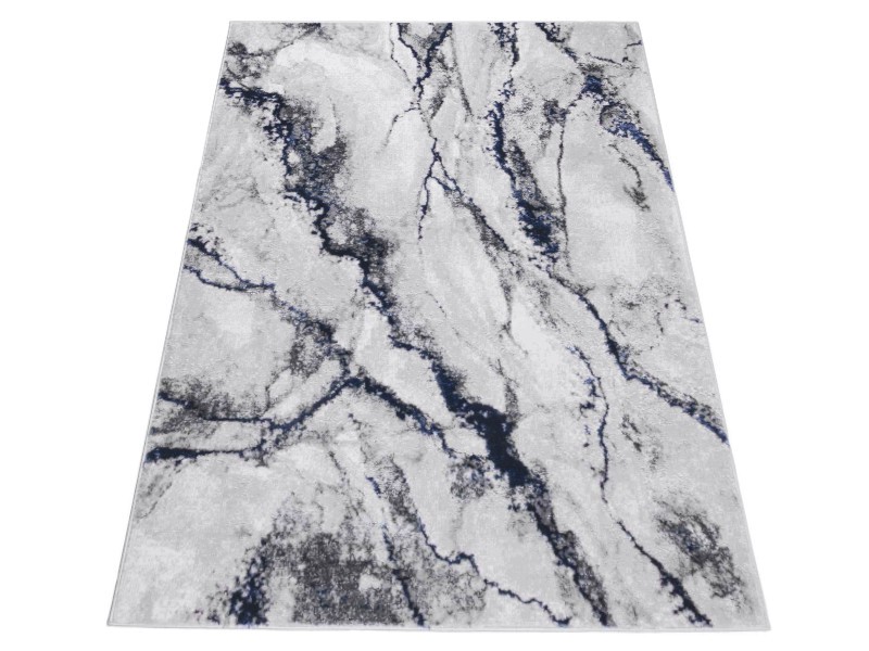 Dywan nowoczesny Stone marmur granatowy glamour