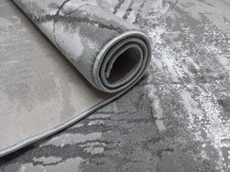Dywan glamour Luna Y166D dark grey / grey