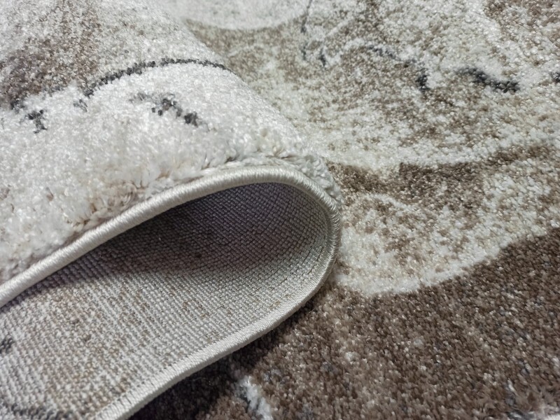 Dywan nowoczesny Soft Q295A BSN61 l.beige/white beżowy pokojowy