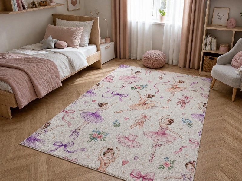 Dywan dla dzieci Bambino 61600 balerina baletnica antypoślizgowy