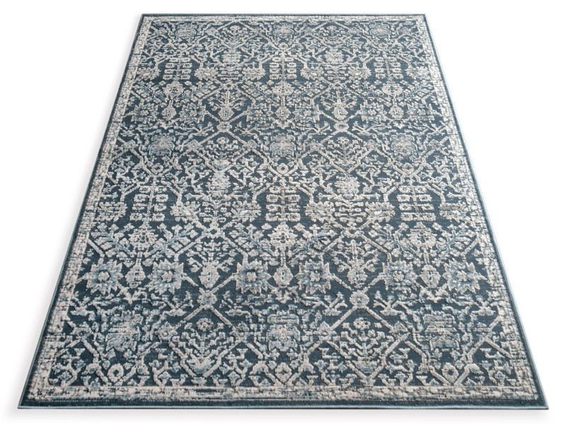 Dywan ekskluzywny Elora6 ciemnoniebieski ornamenty