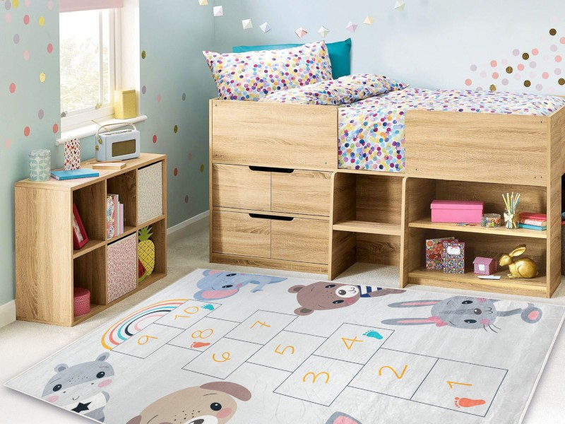 Dywan  do pokoju dziecka Bambino 43092 klasy zwierzęta antypoślizgowy