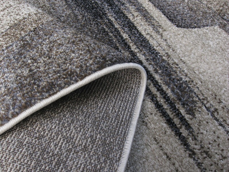 Dywan nowoczesny Fuly 0077A dark beige/brown beżowy brązowy