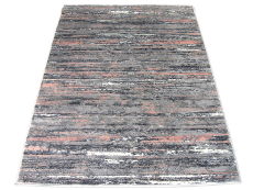 Pink grey 8488 Zara heat-set rug
