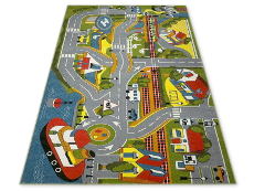 Multicolor 20701 Kids frise rug