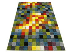 Multicolor 20719 Fensi frise rug