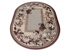 Dywan BCF 4773A brązowy klasyczny owalny