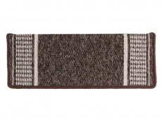 Nakładki dywaniki na schody wewnętrzne sznurkowe brązowe