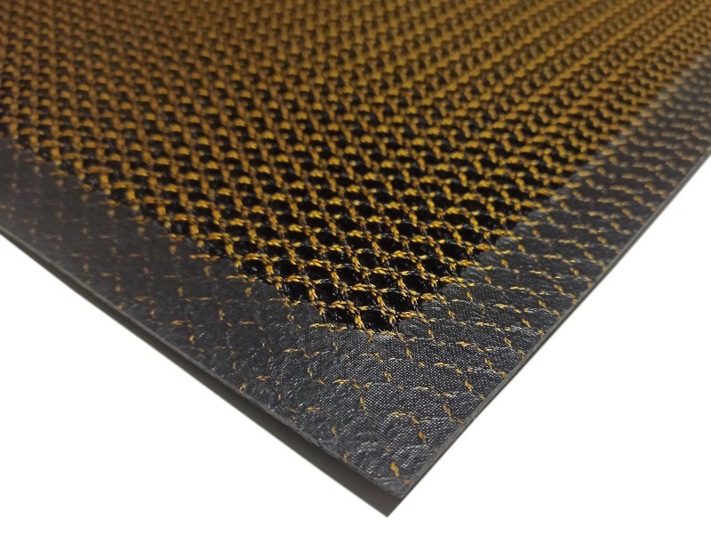 Wycieraczka wejściowa do butów strukturalna 3D złota