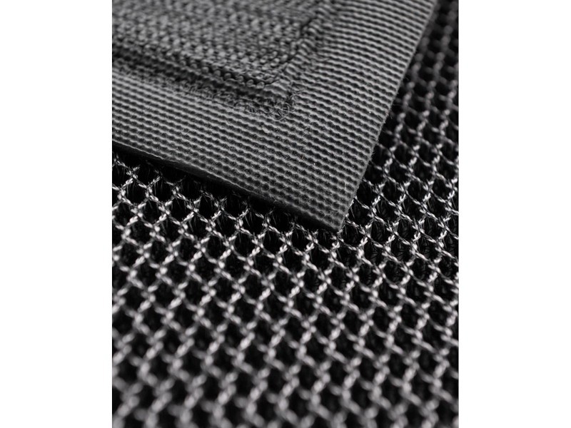 Wycieraczka wejściowa strukturalna 3D czarna półokrągła